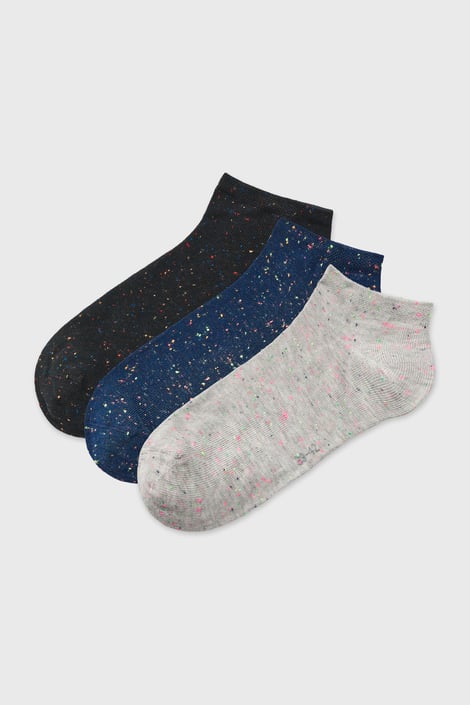 3PACK Bavlněné ponožky Nopkana kotníkové 3PACK Bavlněné ponožky Nopkana kotníkové