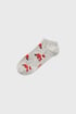 3 PACK Bavlnené ponožky Piki Animal členkové 3pPiki83_pon_02