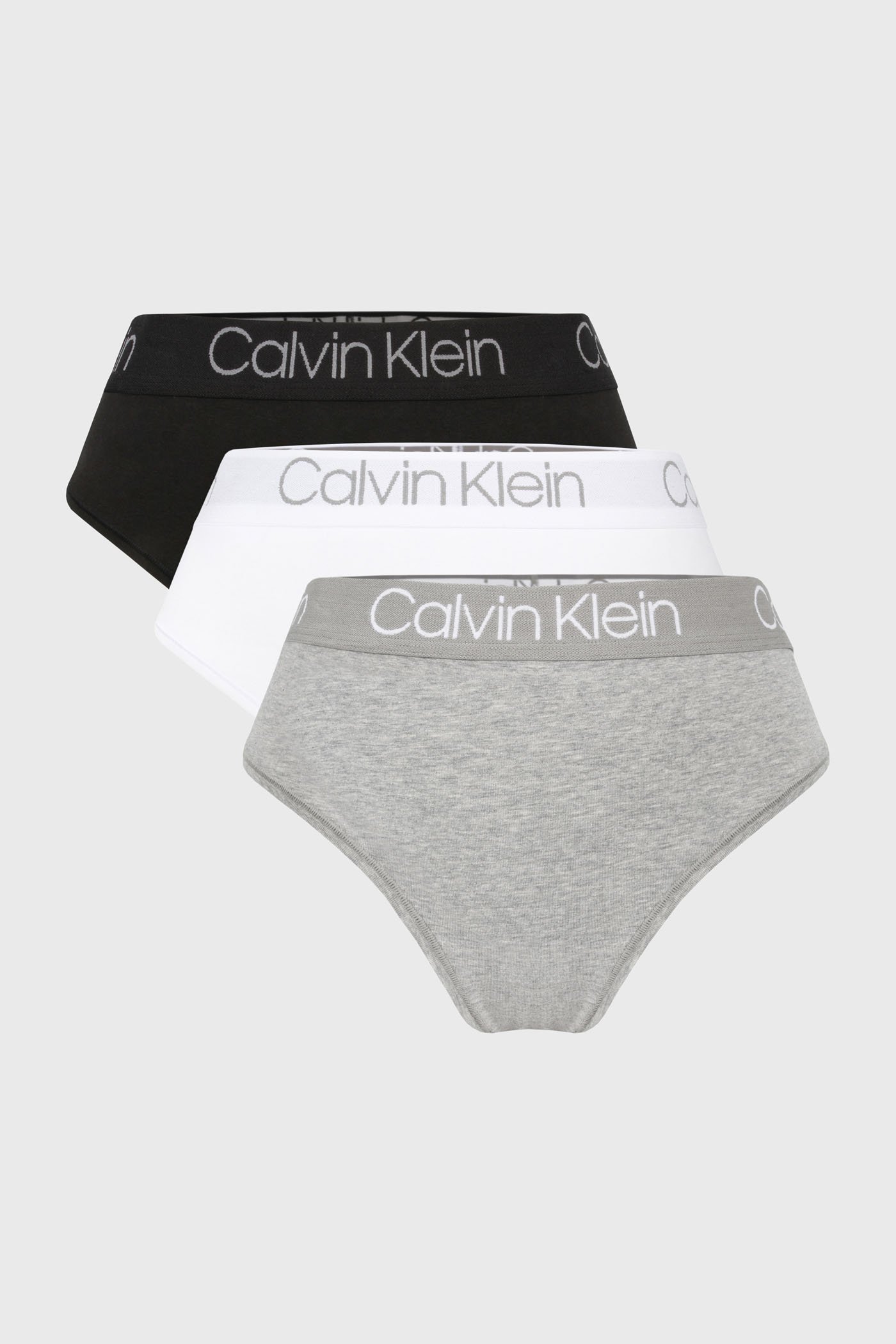 3 PACK Chilot tanga cu talie înaltă Calvin Klein Body Cotton | Astratex.ro