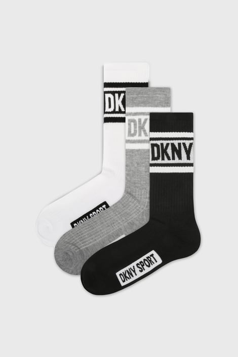 3 PACK DKNY Reed zokni