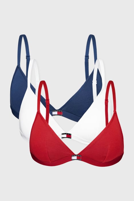 3PACK Podprsenka Tommy Hilfiger Triangle