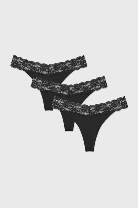 3PACK Tangice ONLY CHLOE Lace 3PACK Tangice ONLY CHLOE Lace