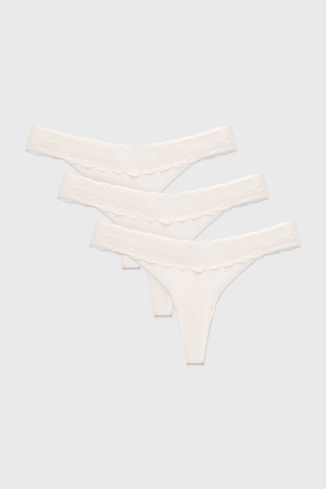 3er-PACK Tanga ONLY CHLOE Lace 3er-PACK Tanga ONLY CHLOE Lace