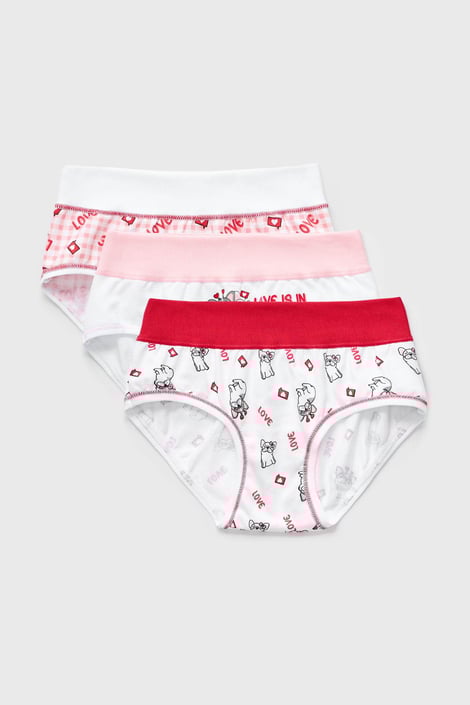 3PACK Dívčí kalhotky Cagnolino 3PACK Dívčí kalhotky Cagnolino