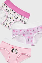 3PACK Dívčí kalhotky Pinguini