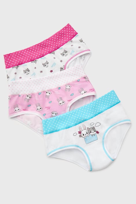 3PACK Dívčí kalhotky Best Friends bavlněné