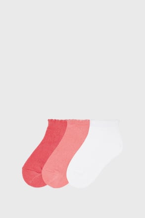 3 PACK κάλτσες για κορίτσια Mayoral Coral κοντές