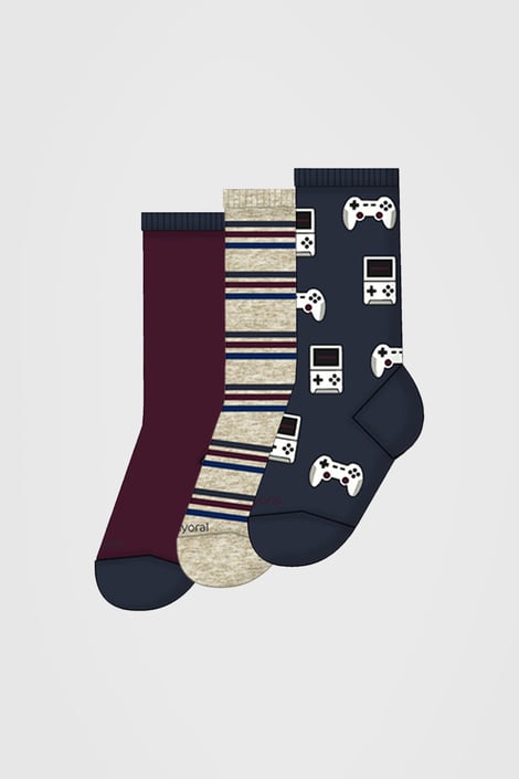 3 PACK къси чорапи за момчета Mayoral Game