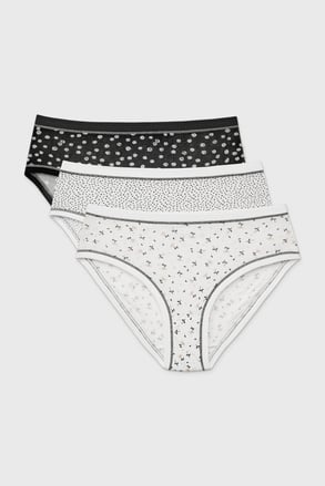 3PACK Klasické kalhotky Paola