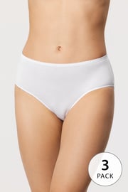 3er-PACK Bambusslip Dita höher geschnitten 3er-PACK Bambusslip Dita höher geschnitten
