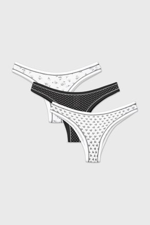 3PACK bombažnih brazilk Ester