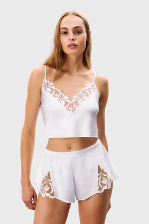 Satijnen pyjama Bluebella Leonora kort