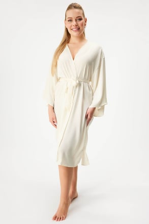 Svatební saténový župan Rhone dlouhý Svatební saténový župan Rhone dlouhý