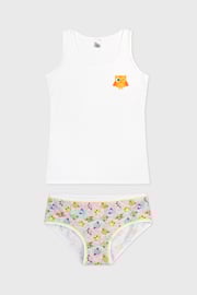 SET Mädchen-Unterhemd und Slip Owl SET Mädchen-Unterhemd und Slip Owl