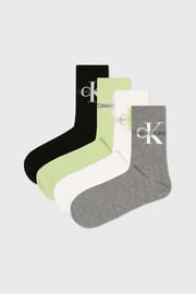 4 PACK ženske nogavice Calvin Klein Monogram