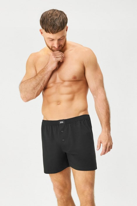 Baumwoll-Pants MEN-A Forest Schwarz
