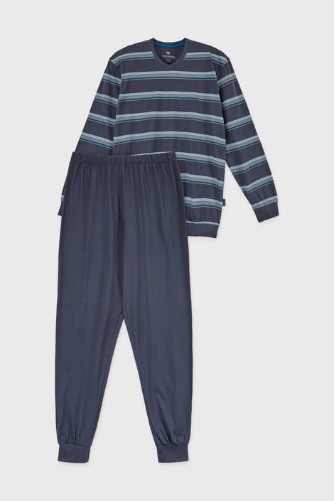 Pijama de bumbac pentru bărbați Pure Cotton cu pantaloni lungi II