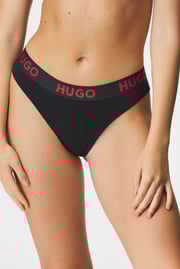 Tanga HUGO Sporty Logo Black