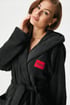 Katoenen badjas HUGO Terry Hooded Gown lang met capuchon 50502744_zup_04