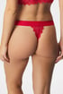 Tanga HUGO Lace Red krajková 50502780_621_kal_03