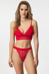 Podprsenka HUGO Lace Red Bralette 50502786_620_06 - červená