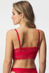 Σουτιέν HUGO Triangle Lace Red ενισχυμένο Bralette 50502786_621_03