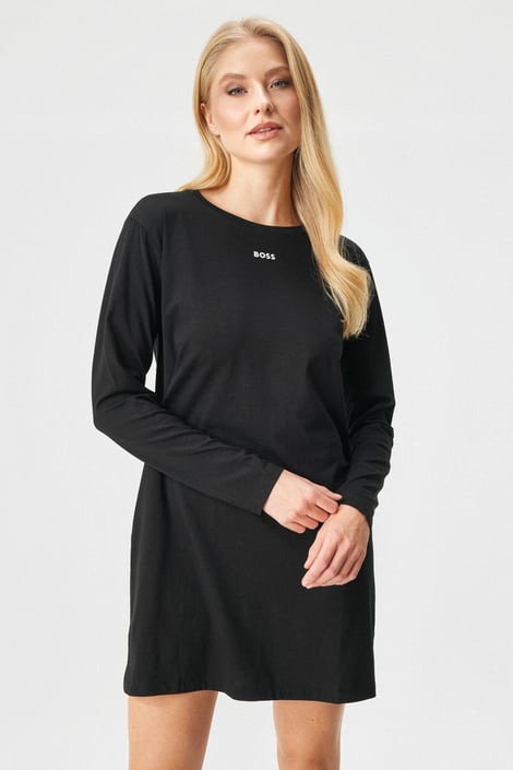 Pamučna spavaćica BOSS Sleepshirt kratka Pamučna spavaćica BOSS Sleepshirt kratka