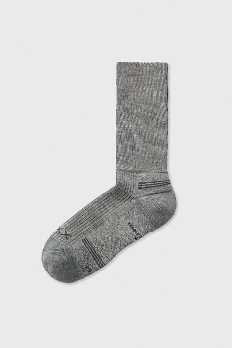 Antibakterielle Socken Wanak mit aus Merinowolle hoch Hellgrau