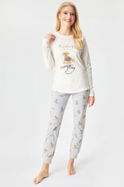 Pijama de bumbac Aurora lungă