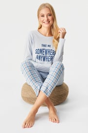 Pijama de bumbac Nettuno lungă