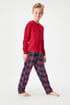 Dziecięca flanelowa piżama Festive Nights z długimi nogawkami 52dd70b6-4c90-42ef-7623-e32c5a3d5600