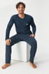 Pijama de bumbac pentru bărbați FILA Brent cu pantaloni lungi 589dc249-31d8-4cfd-66d0-38acfe507a00