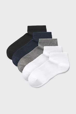 5PACK Športne nogavice do gležnjev Invisible 5PACK Športne nogavice do gležnjev Invisible