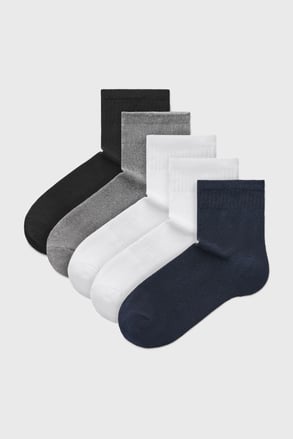 5PACK Športové ponožky Invisible vysoké 5PACK Športové ponožky Invisible vysoké