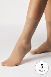 5PACK Silonové ponožky Nylon 20 DEN