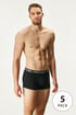 5 PACK Boxerky JACK AND JONES Hey 5p12142342_box_09 - čierno-sivá