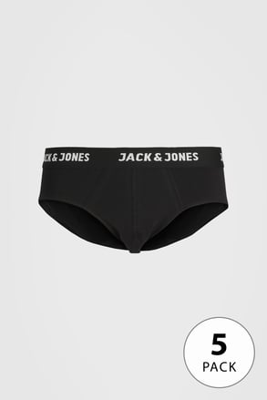 5 PACK JACK AND JONES Solid alsónadrág 5 PACK JACK AND JONES Solid alsónadrág