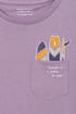 Κοντομάνικη μπλούζα για αγόρια Mayoral Grape μωβ 6095Grape_tri_05
