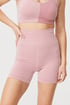 Damskie krótkie spodenki sportowe Bike Shorts różowe 6332885_03_leg_02