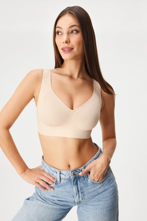 Σουτιέν Bonded Micro Bustier με αφαιρούμενα μαξιλαράκια χωρίς μπανέλες