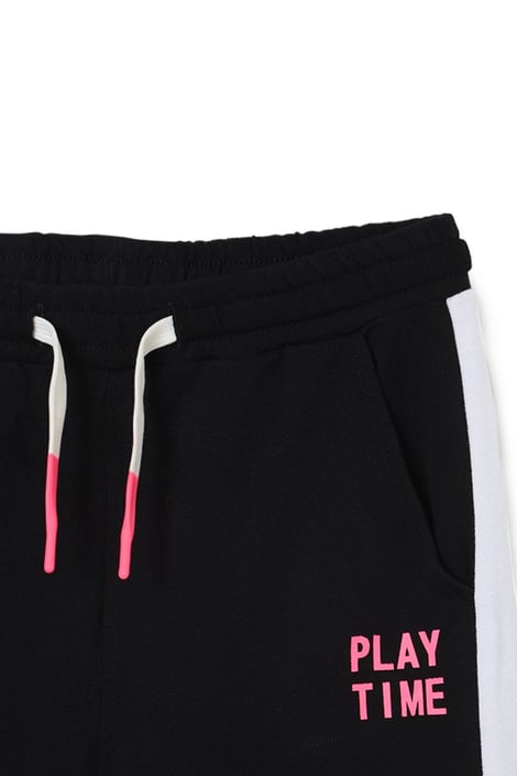 Παντελόνι φόρμας για κορίτσια Mayoral Playtime μαύρο | Astratex.gr
