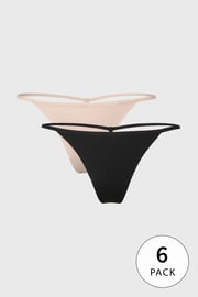 6 PACK chilot tanga Invisible 6 PACK chilot tanga Invisible
