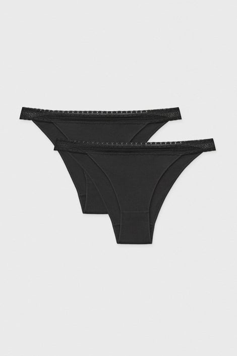 2PACK Sloggi Go Ribbed Organic klasszikus női alsó