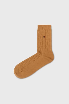 Дамски вълнени къси чорапи Tommy Hilfiger Cable