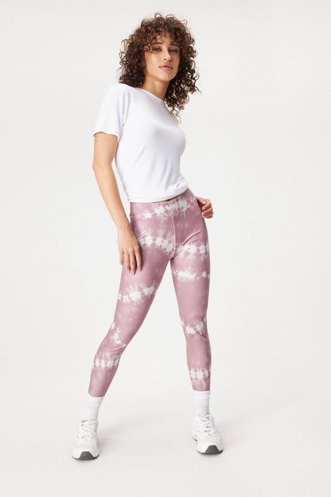 Winter Victorie bélelt leggings rózsaszín-fehér