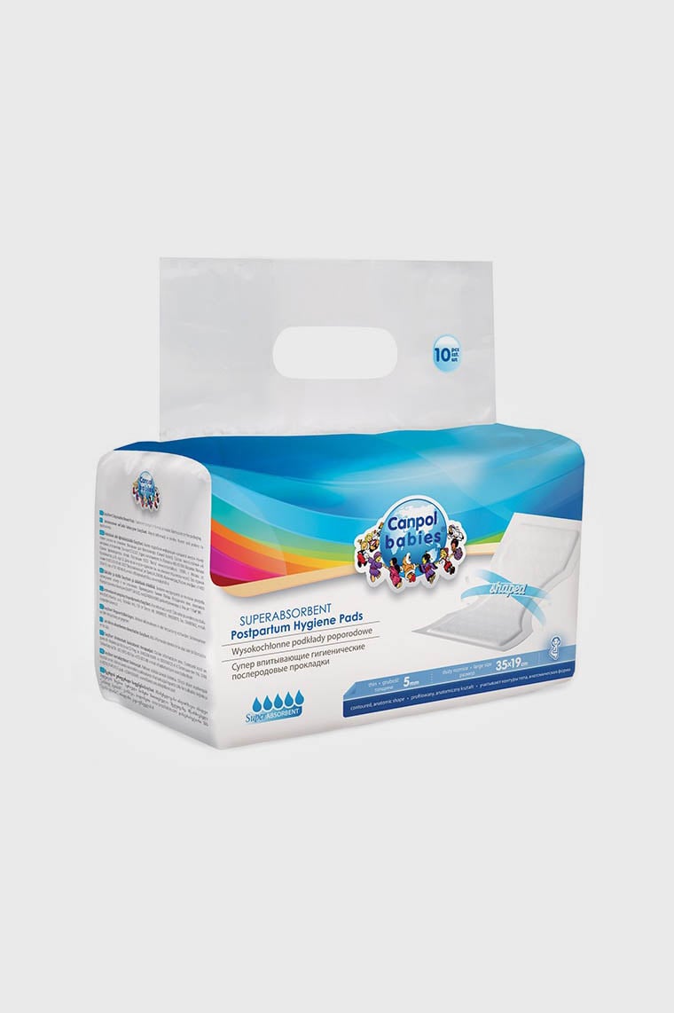 Vysoko absorpčné tvarované vložky po pôrode 10 ks - biela | Astratex.sk