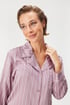 Dámske hrejivé saténové pyžamo Warm Stripes s dlhými nohavicami 743520b5-34e7-4d86-10cf-c7be52368900