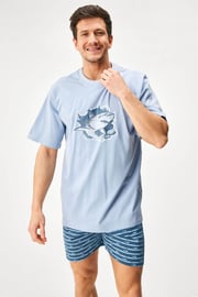 Bavlněné pyžamo Shark krátké