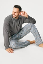 Pamučna pidžama Myles duga