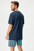 Piżama bawełniana Melvin krótka 79198P_pyz_02